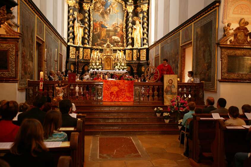 Firmung mit Abt P. Berthold, 8:30h