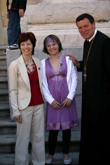 Firmung mit Abt P. Berthold, 8:30h