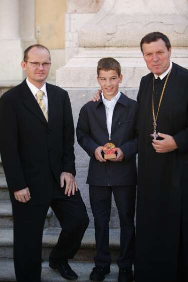 Firmung mit Abt P. Berthold, 8:30h