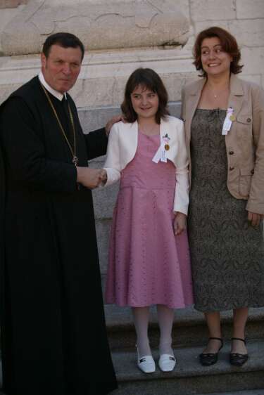 Firmung mit Abt P. Berthold, 8:30h