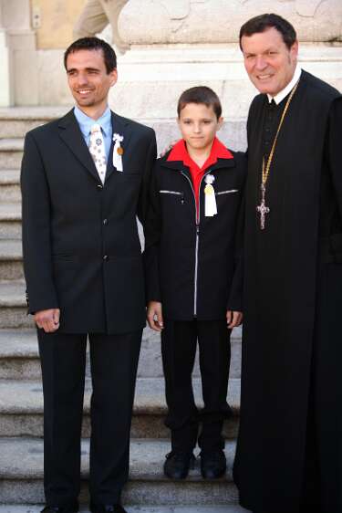 Firmung mit Abt P. Berthold, 8:30h