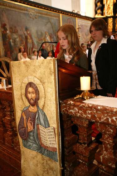 Firmung mit Abt P. Berthold, 8:30h