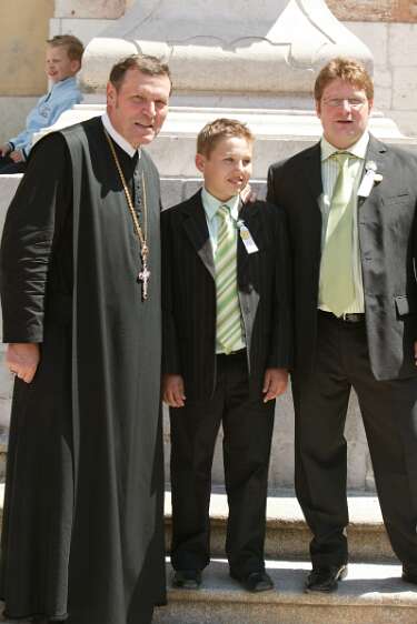 Firmung mit Abt P. Berthold um 10h