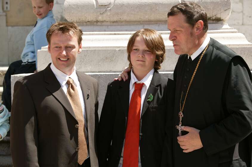 Firmung mit Abt P. Berthold um 10h