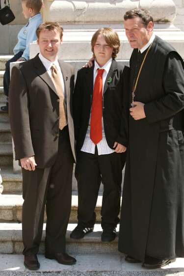 Firmung mit Abt P. Berthold um 10h