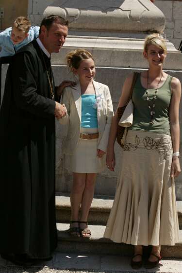 Firmung mit Abt P. Berthold um 10h