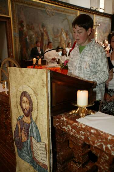 Firmung mit Abt P. Berthold um 10h