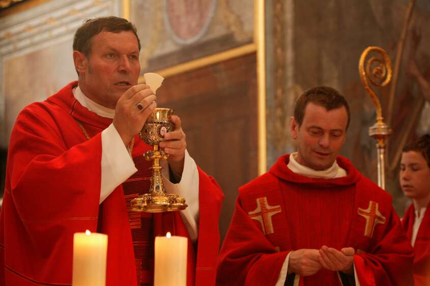 Firmung mit Abt P. Berthold um 10h