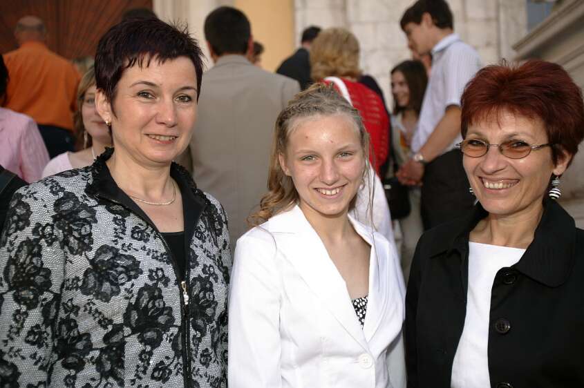 Firmung mit Abt P. Berthold und Prälat Vögt um 8h