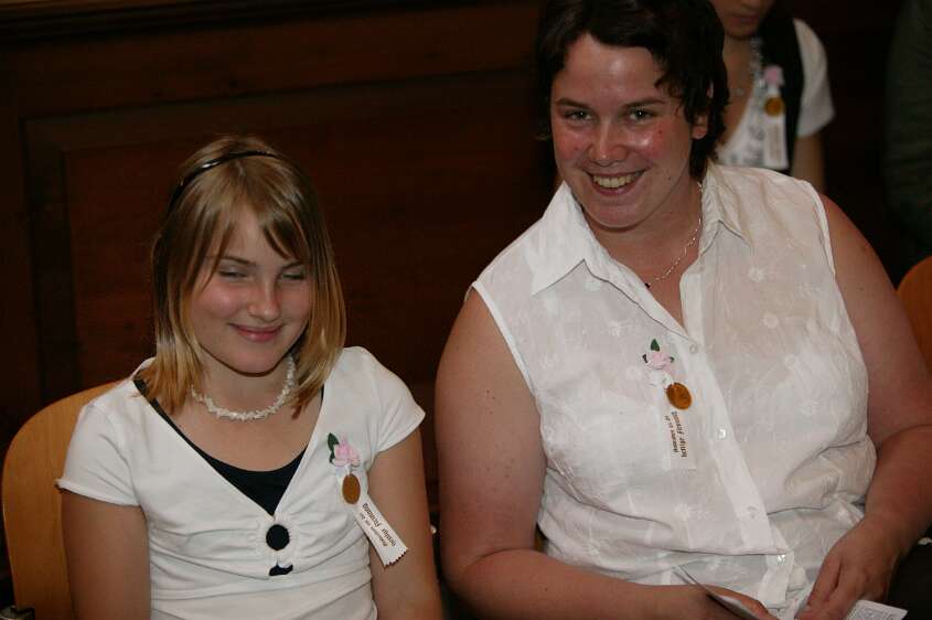 Firmung mit Abt P. Berthold und Prälat Vögt um 10:30h