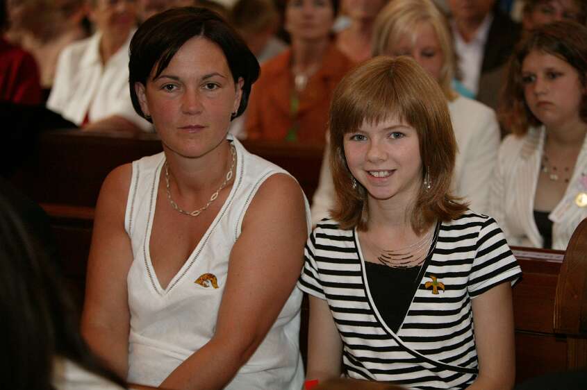 Firmung mit Abt P. Berthold und Prälat Vögt um 10:30h