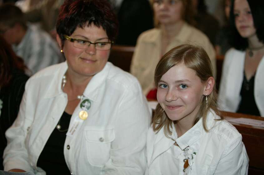 Firmung mit Abt P. Berthold und Prälat Vögt um 10:30h