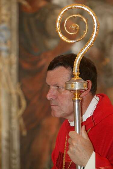 Firmung mit Abt P. Berthold und Prälat Vögt um 10:30h