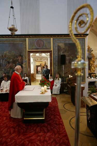 Firmung am 10.05.2008 mit den Äbten Heigl und Ellegast