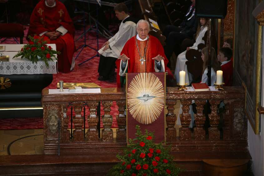 Firmung am 10.05.2008 mit den Äbten Heigl und Ellegast