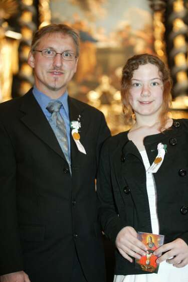 Firmung am 10.05.2008 mit den Äbten Heigl und Ellegast