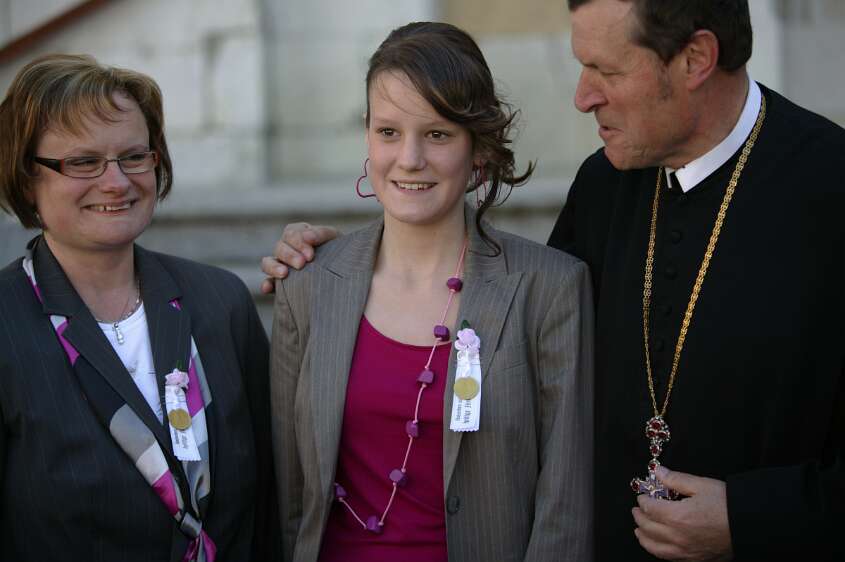 Firmung am 10.05.2008 mit den Äbten Heigl und Ellegast