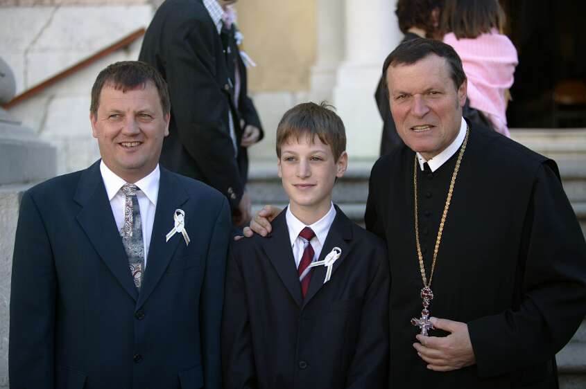 Firmung am 10.05.2008 mit den Äbten Heigl und Ellegast