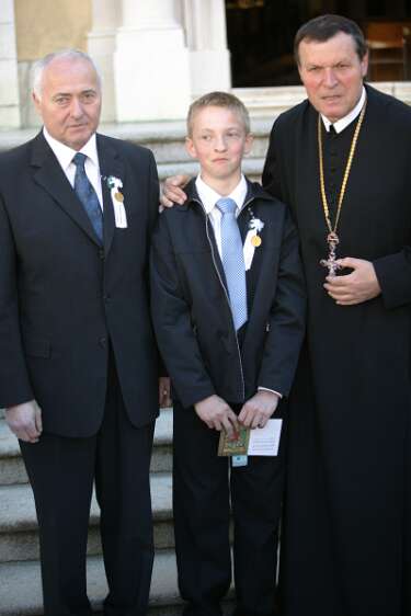 Firmung am 10.05.2008 mit den Äbten Heigl und Ellegast