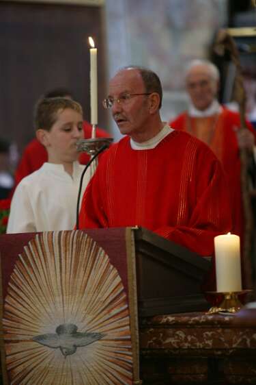 Firmung am 10.05.2008 mit den Äbten Heigl und Ellegast