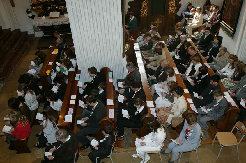 Firmung am 10.05.2008 mit den Äbten Heigl und Ellegast