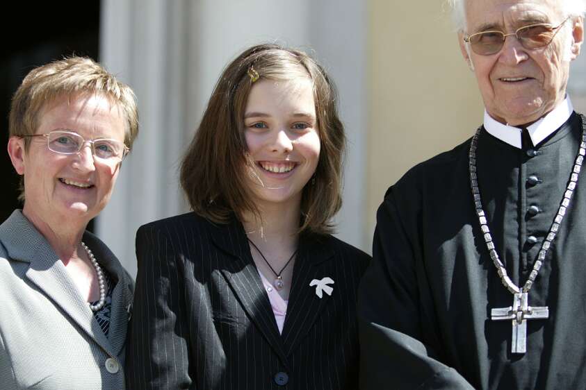 Firmung am 10.05.2008 mit den Äbten Heigl und Ellegast