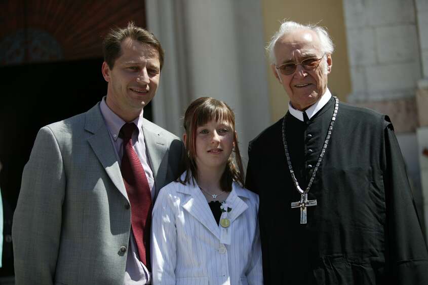 Firmung am 10.05.2008 mit den Äbten Heigl und Ellegast