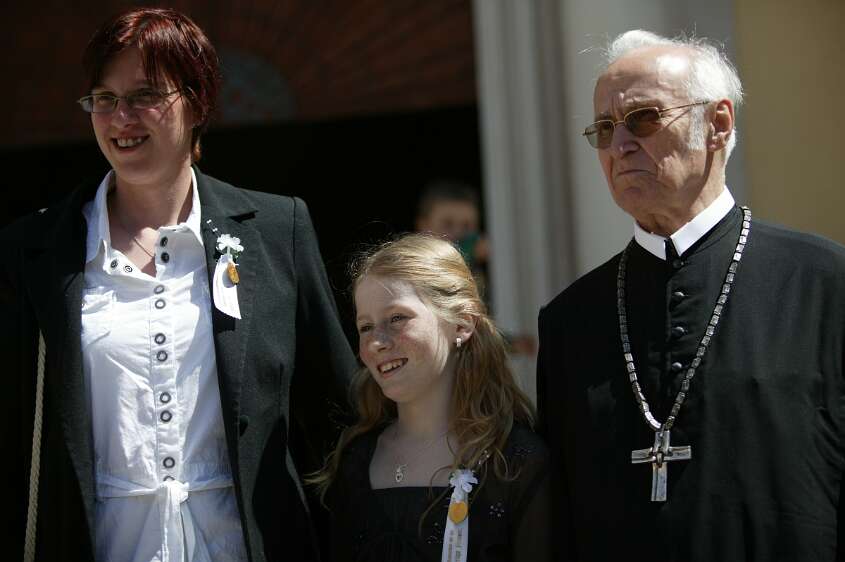 Firmung am 10.05.2008 mit den Äbten Heigl und Ellegast