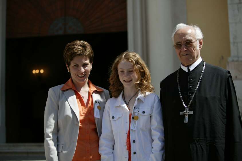 Firmung am 10.05.2008 mit den Äbten Heigl und Ellegast