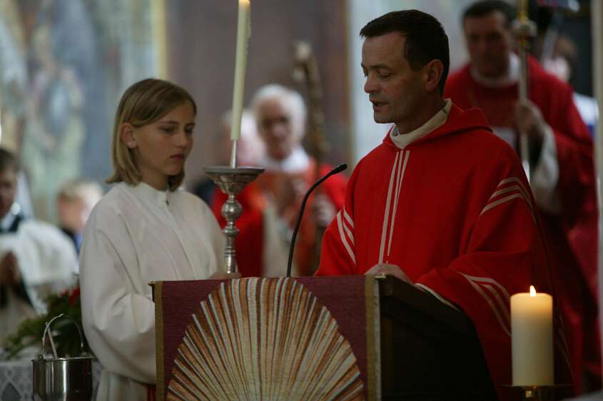 Firmung am 10.05.2008 mit den Äbten Heigl und Ellegast