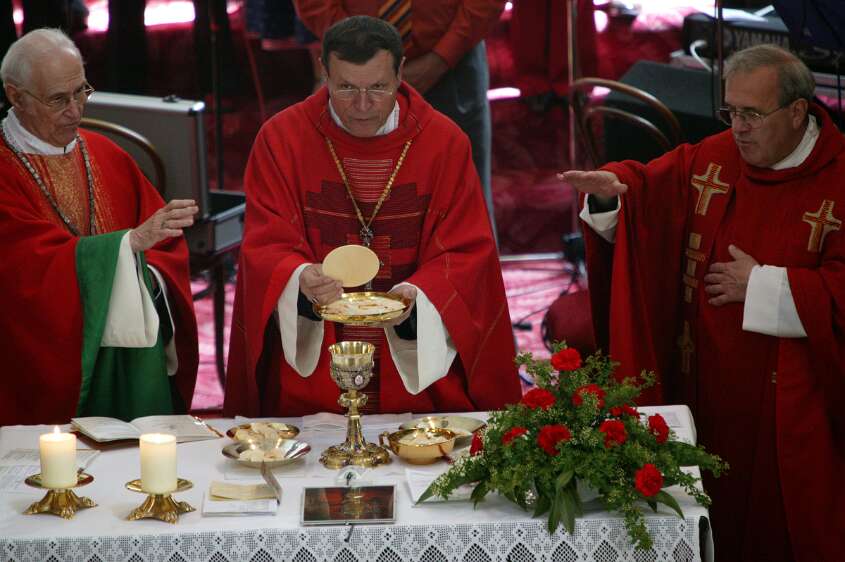 Firmung am 10.05.2008 mit den Äbten Heigl und Ellegast