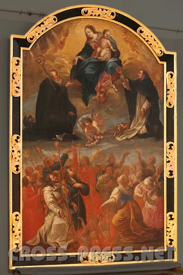 2009.04.24_15.43.44.jpg - Bild der Rosenkranzbruderschaft, W.N.Thurman, Krenstetten, um 1700.