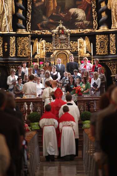 Firmung f�r Angeh�rige der Pfarre Seitenstetten