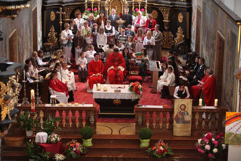 Firmung f�r Angeh�rige der Pfarre Seitenstetten