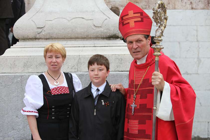 Firmung f�r Angeh�rige der Pfarre Seitenstetten