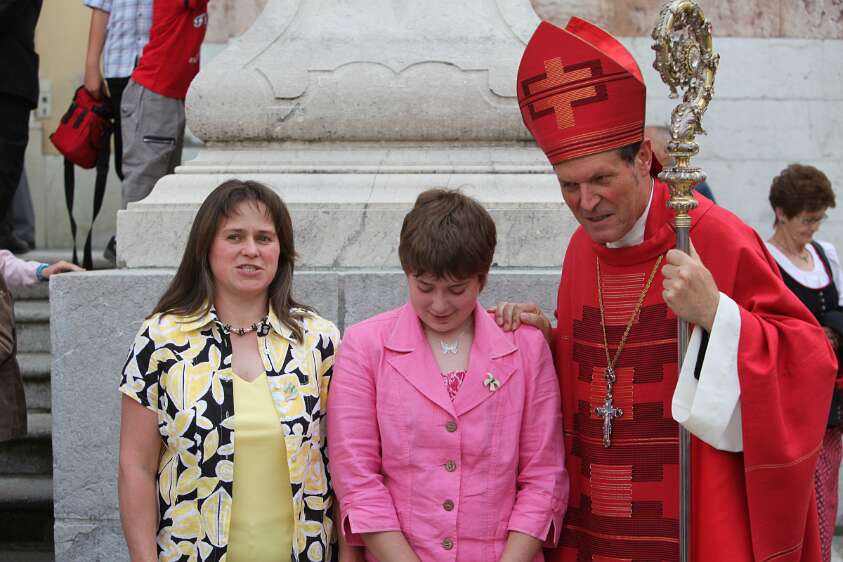 Firmung f�r Angeh�rige der Pfarre Seitenstetten