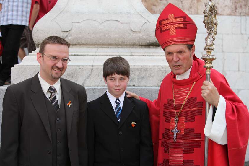 Firmung f�r Angeh�rige der Pfarre Seitenstetten