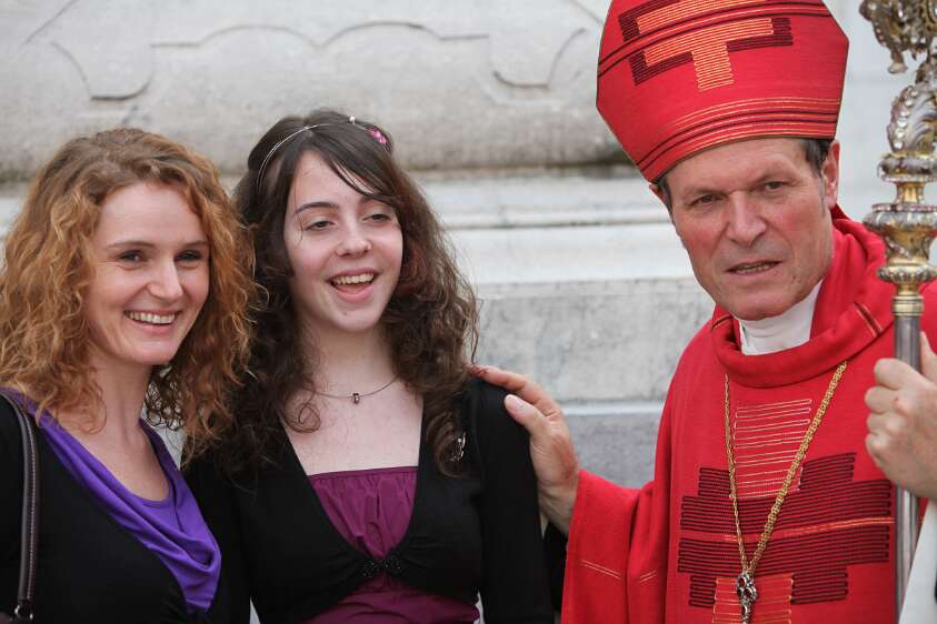 Firmung f�r Angeh�rige der Pfarre Seitenstetten