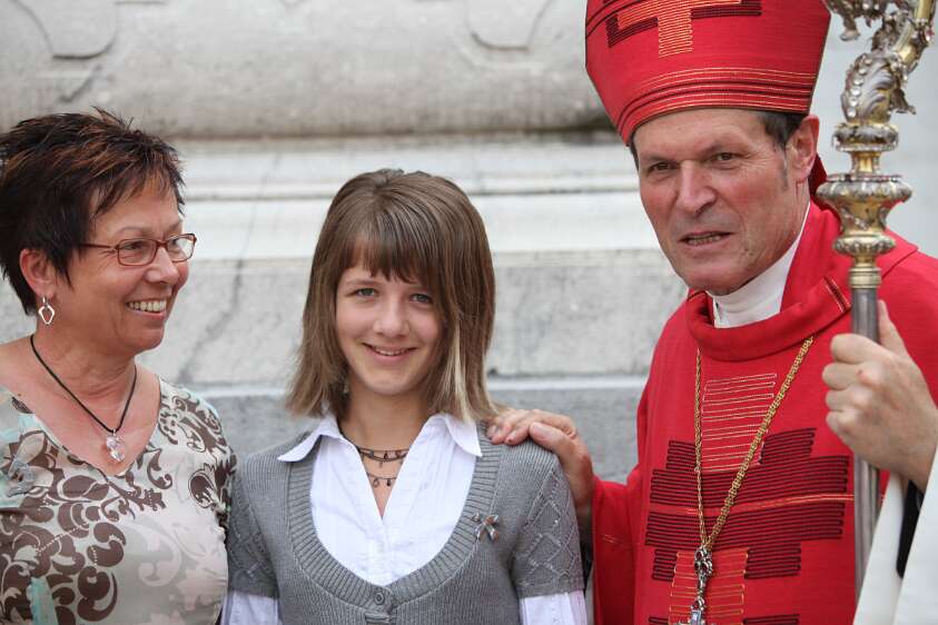 Firmung f�r Angeh�rige der Pfarre Seitenstetten