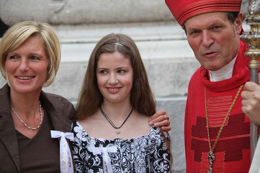 Firmung f�r Angeh�rige der Pfarre Seitenstetten