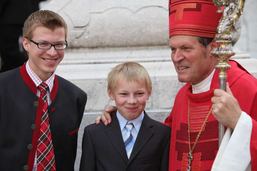 Firmung f�r Angeh�rige der Pfarre Seitenstetten