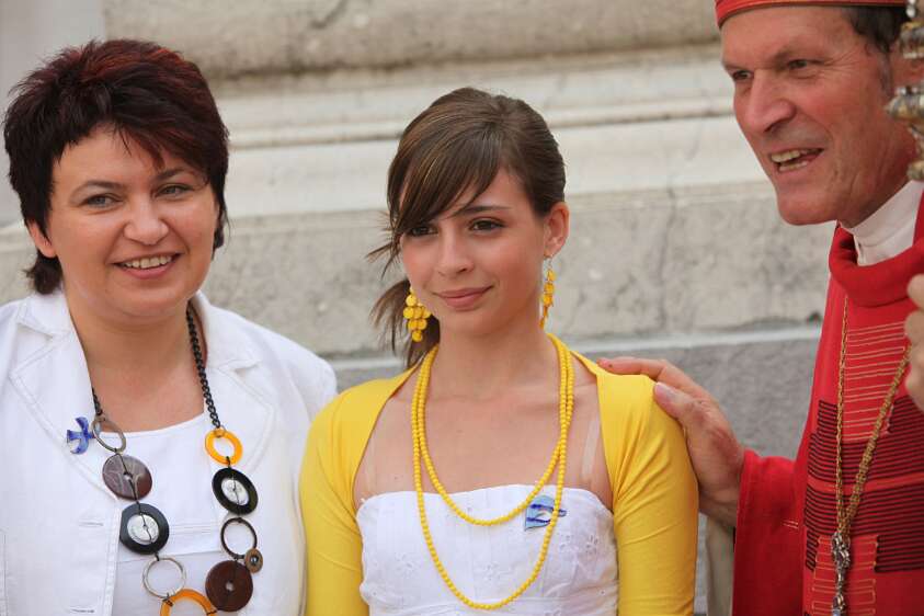 Firmung f�r Angeh�rige der Pfarre Seitenstetten