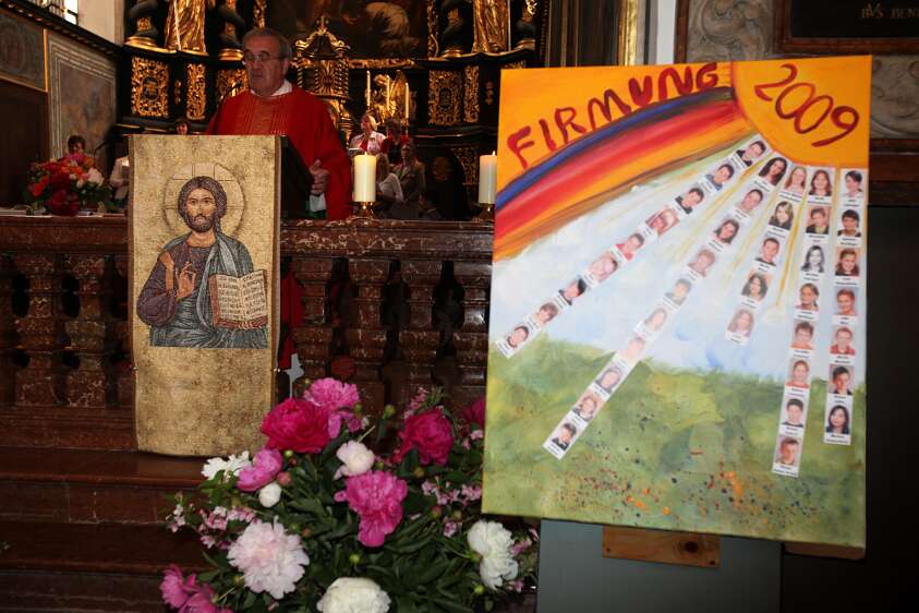 Firmung f�r Angeh�rige der Pfarre Seitenstetten