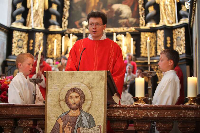 Firmung f�r Angeh�rige der Pfarre Seitenstetten