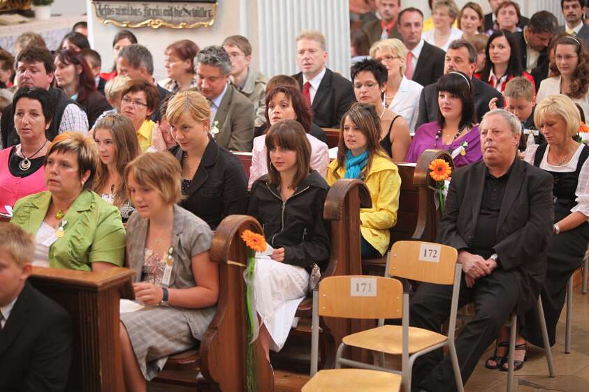 Firmung in Seitenstetten f�r Nachbar-Pfarren