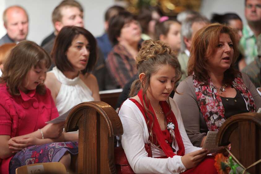 Firmung in Seitenstetten f�r Nachbar-Pfarren