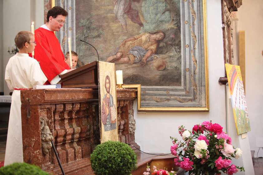 Firmung in Seitenstetten f�r Nachbar-Pfarren