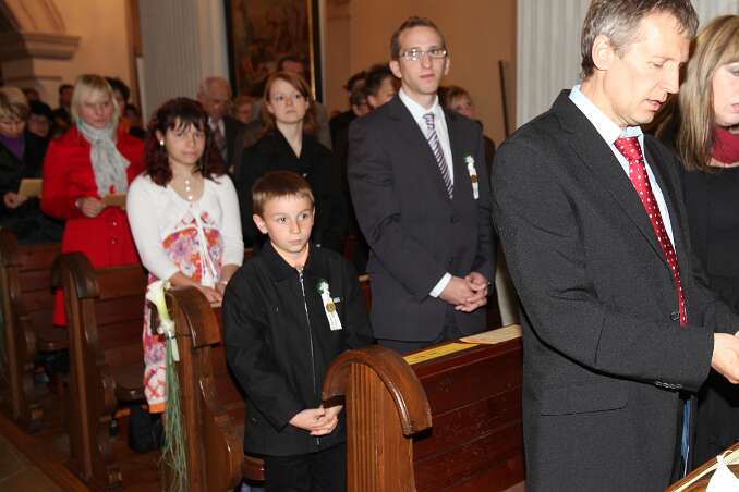 Firmung mit Abt Berthold Heigl und Bischof Philip Anyolo