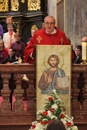 Firmung mit Abt Berthold Heigl und Bischof Philip Anyolo