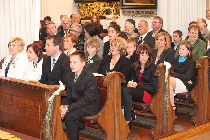 Firmung mit Abt Berthold Heigl und Bischof Philip Anyolo